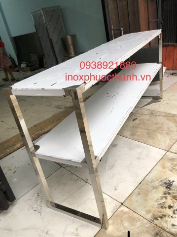 Kệ inox MS03 - Chi Nhánh Long An - Công Ty TNHH Thương Mại Sản Xuất Inox Phước Thành