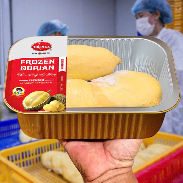 Sầu riêng cấp đông xuất khẩu