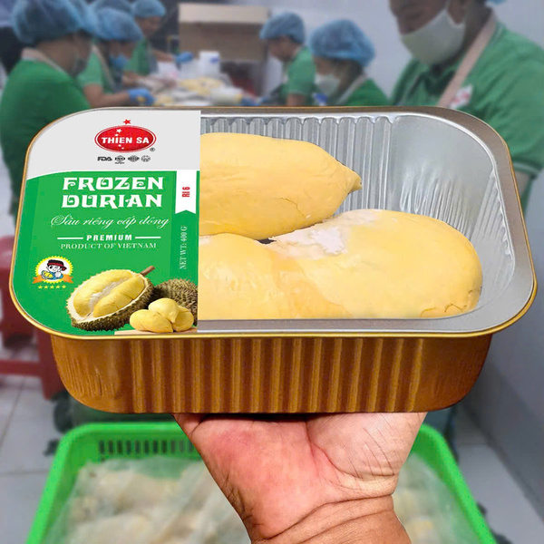 Sầu riêng cấp đông xuất khẩu