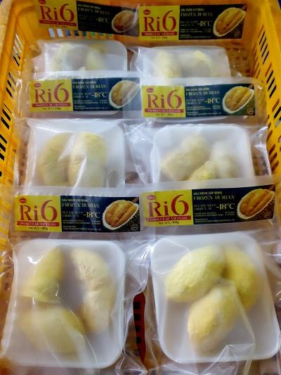 Sầu riêng cấp đông xuất khẩu