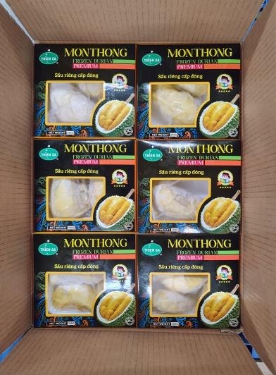 Sầu riêng cấp đông xuất khẩu