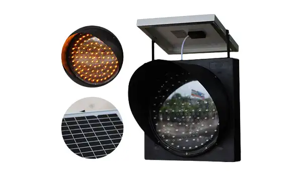 Đèn tín hiệu giao thông D300 năng lượng mặt trời - Đèn Giao Thông Bách Việt - Công Ty CP Bách Việt