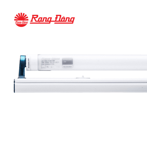 Bộ đèn LED tube 10W (0.6m - thân thủy tinh) Rạng Đông