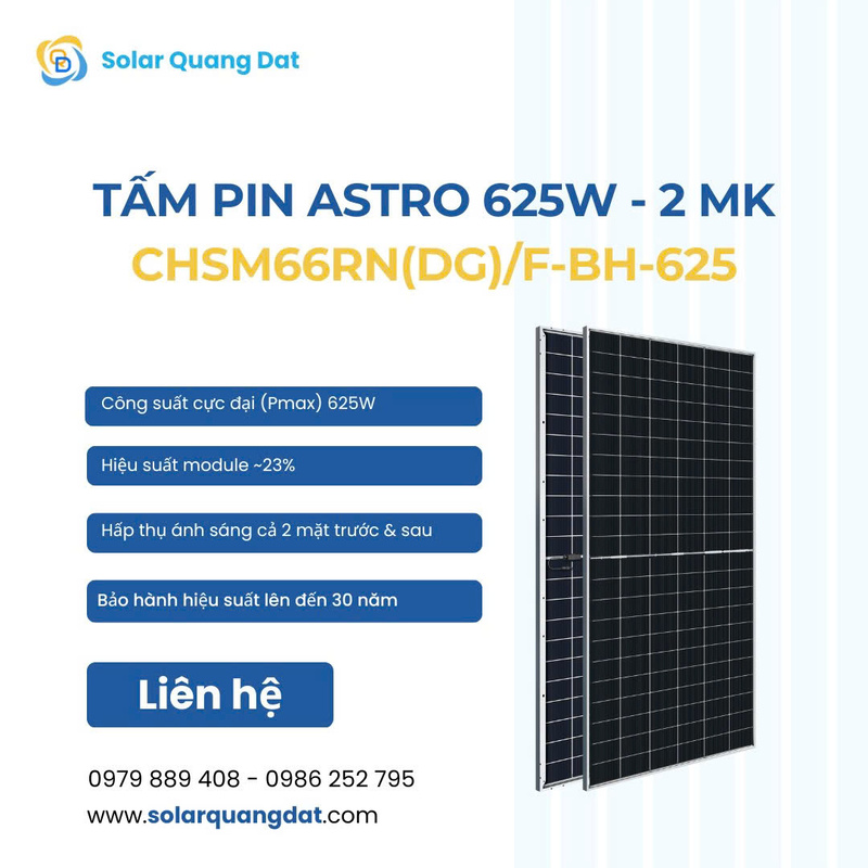 Tấm pin Astro 625W 2-MK
