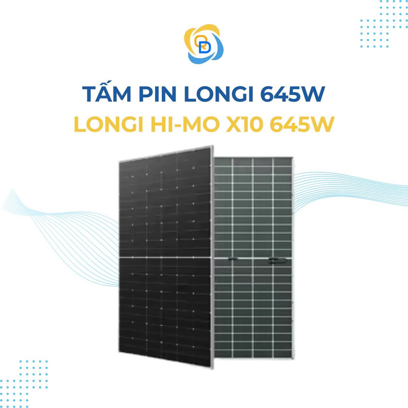 Tấm pin Longi 645W