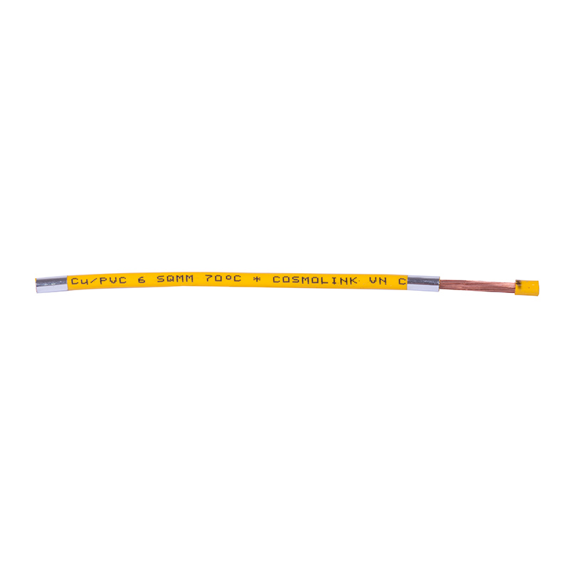 Dây điện (KIV) 6 Yellow