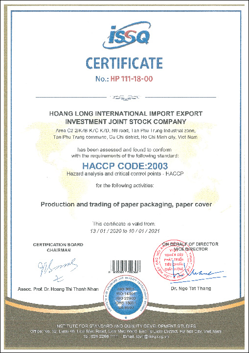 ISO HACCP