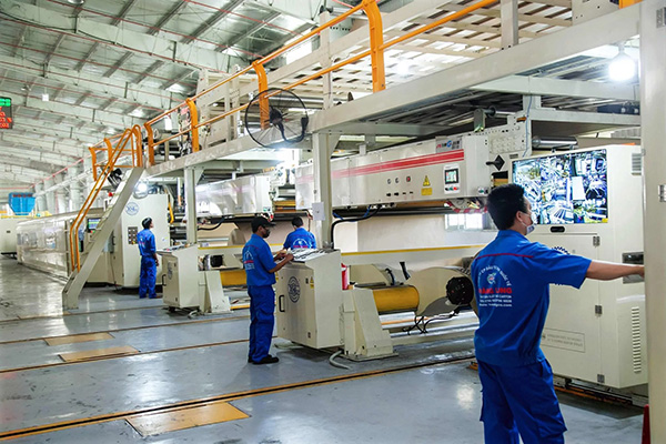 Máy tạo sóng  carton