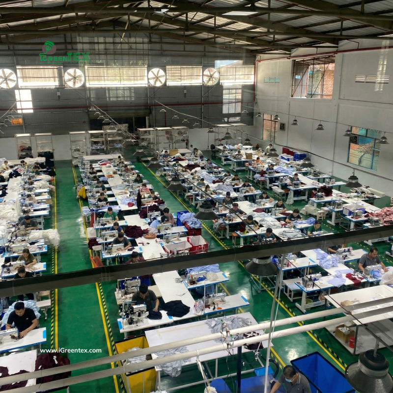 Nhà máy may với 4 chuyền may - Công Ty TNHH IGREEN TEX Vietnam