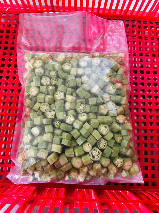 Đậu bắp cắt miếng cấp đông