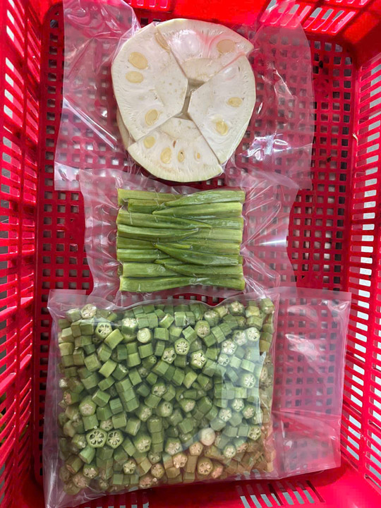 Đậu bắp cắt miếng cấp đông