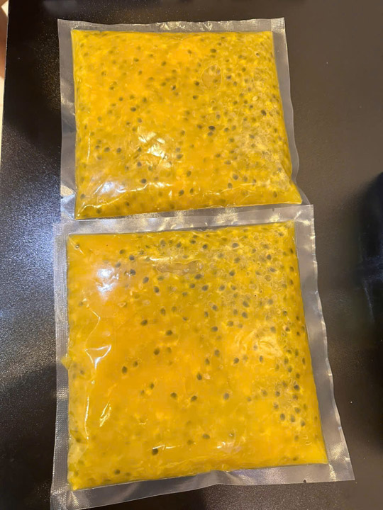 Dịch chanh dây đóng gói