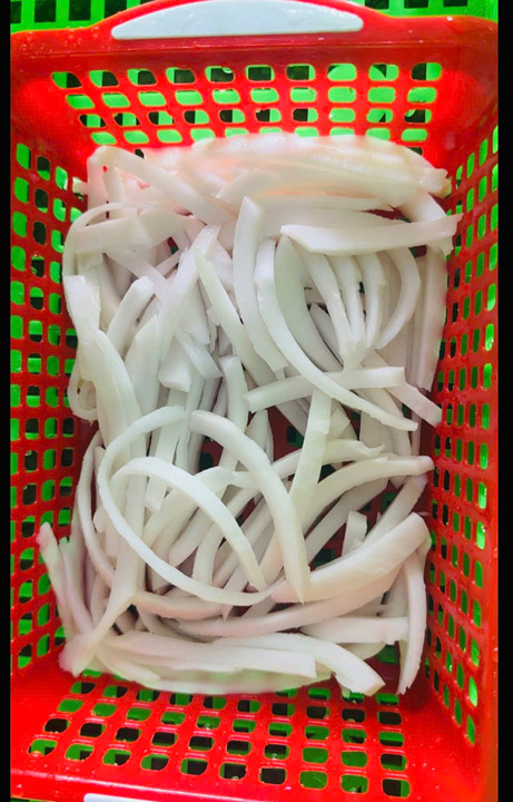 Dừa sợi đông lạnh