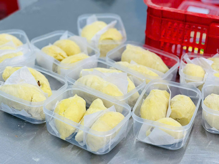 Sầu riêng cấp đông