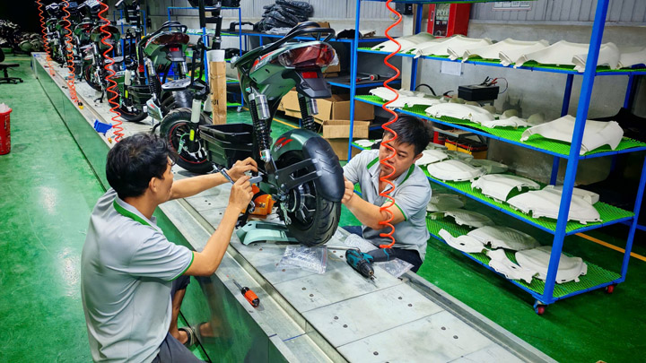 Dây chuyền sản xuất xe điện DXMIT