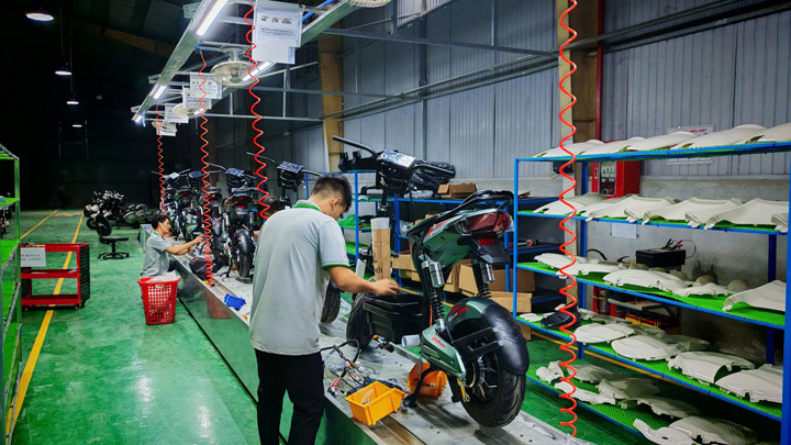 Dây chuyền sản xuất xe điện DXMIT