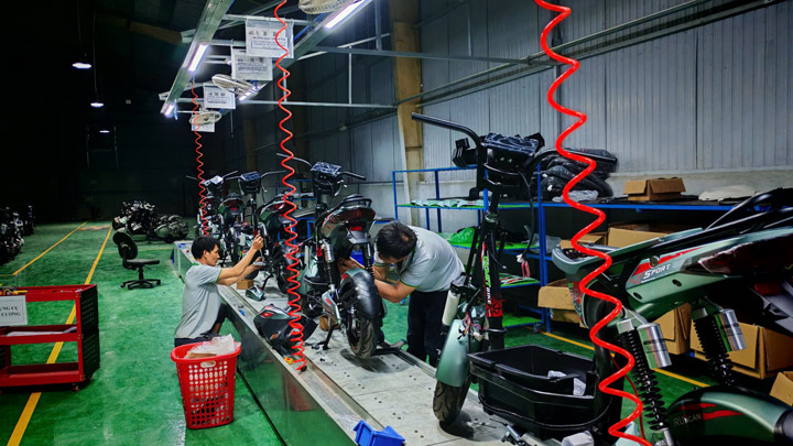 Dây chuyền sản xuất xe điện DXMIT