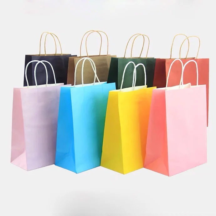 Túi giấy kraft màu