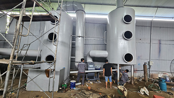 Vận chuyển, thi công lắp đặt bồn bể công nghiệp