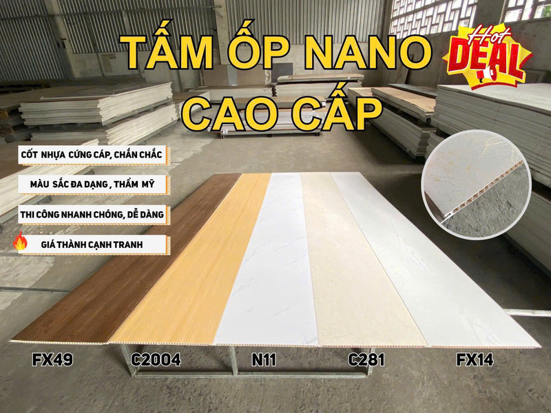 Tấm ốp Nano
