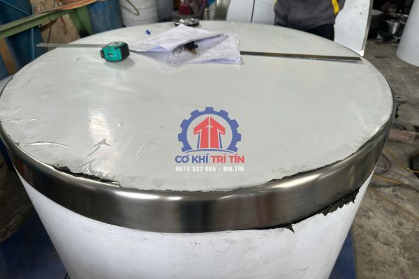 Bồn inox nắp mở nhanh