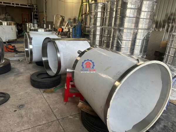 Gia công bồn inox