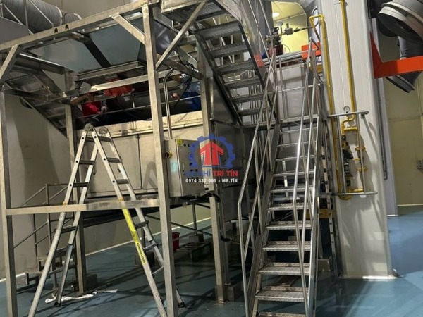 Gia công sàn rung cấp liệu công ty Olam Biên Hòa