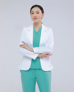 Đồng phục áo blouse nữ dạng vest - Công Ty TNHH Sản Xuất Thương Mại TDA