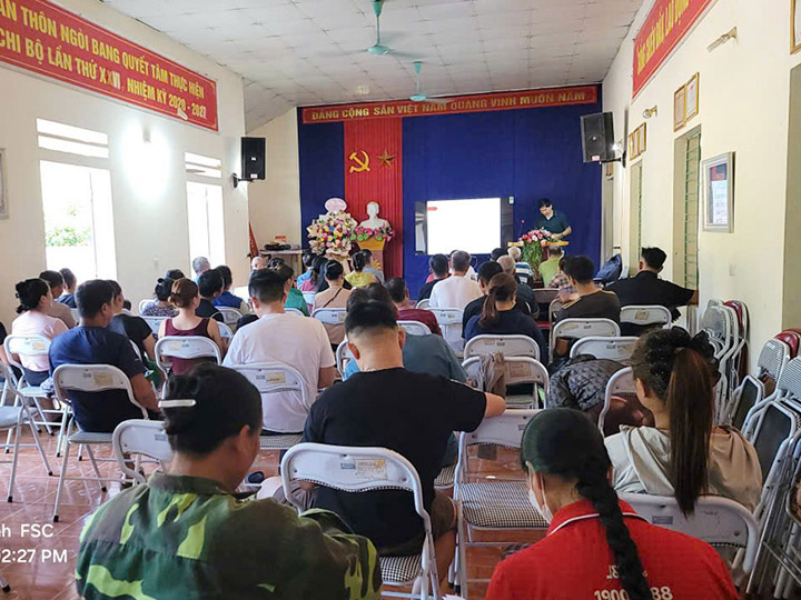 Hoạt động tập huấn thực tế tại Toàn Cầu D&V
