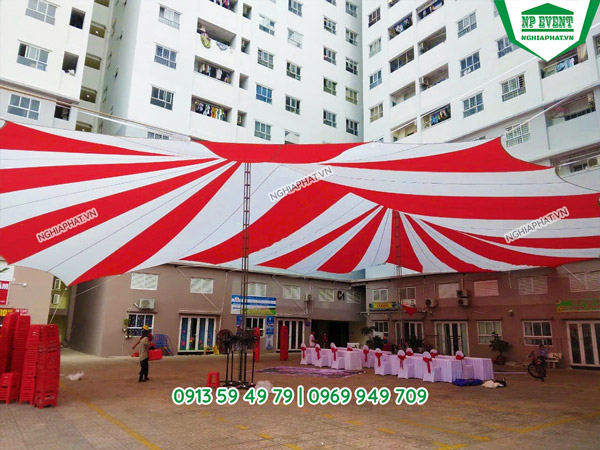Cho thuê dù che sự kiện - Cho Thuê Nhà Bạt TP. HCM - Công Ty TNHH Một Thành Viên Nghĩa Phát