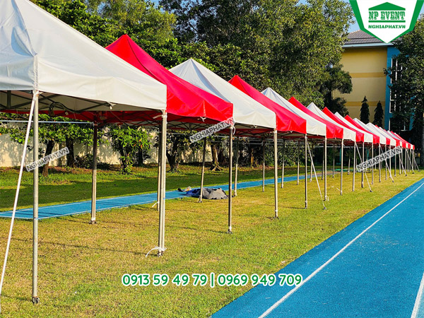 Cho thuê lều xếp, lều bánh ú, lều chóp - Cho Thuê Nhà Bạt TP. HCM - Công Ty TNHH Một Thành Viên Nghĩa Phát