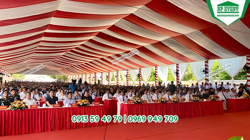 Cho thuê nhà bạt không gian - Cho Thuê Nhà Bạt TP. HCM - Công Ty TNHH Một Thành Viên Nghĩa Phát