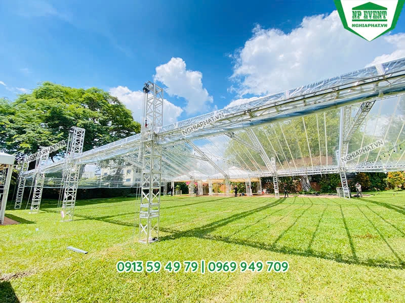 Cho thuê nhà bạt Truss nhôm - Cho Thuê Nhà Bạt TP. HCM - Công Ty TNHH Một Thành Viên Nghĩa Phát
