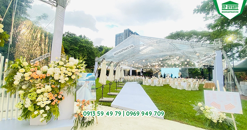 Cho thuê rạp cưới sự kiện tại Tp. HCM - Cho Thuê Nhà Bạt TP. HCM - Công Ty TNHH Một Thành Viên Nghĩa Phát