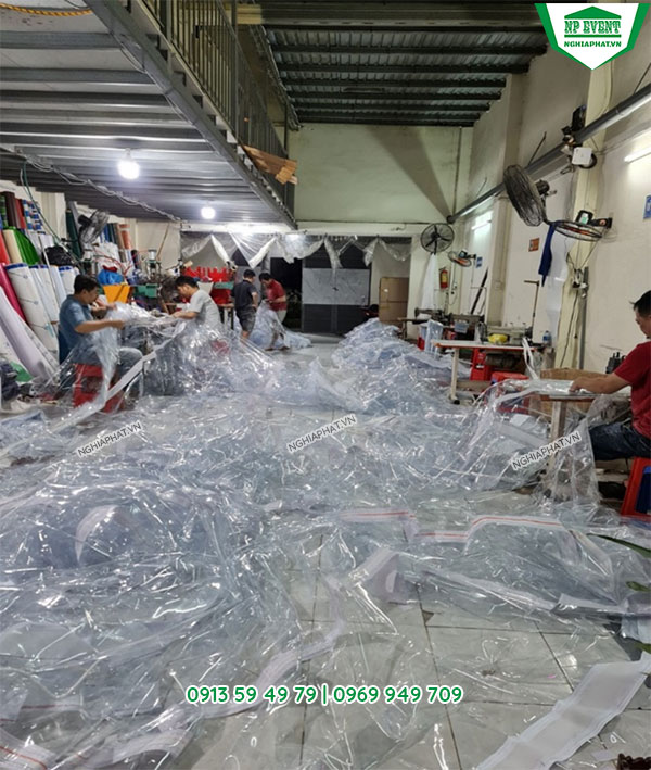 Hình ảnh nhà xưởng Nghĩa Phát - Cho Thuê Nhà Bạt TP. HCM - Công Ty TNHH Một Thành Viên Nghĩa Phát