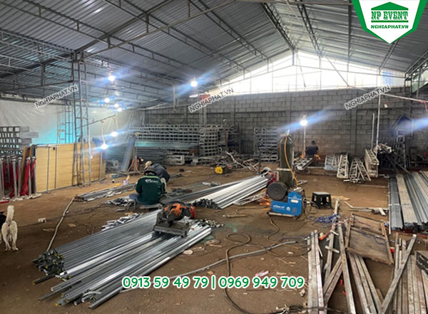 Hình ảnh nhà xưởng Nghĩa Phát - Cho Thuê Nhà Bạt TP. HCM - Công Ty TNHH Một Thành Viên Nghĩa Phát