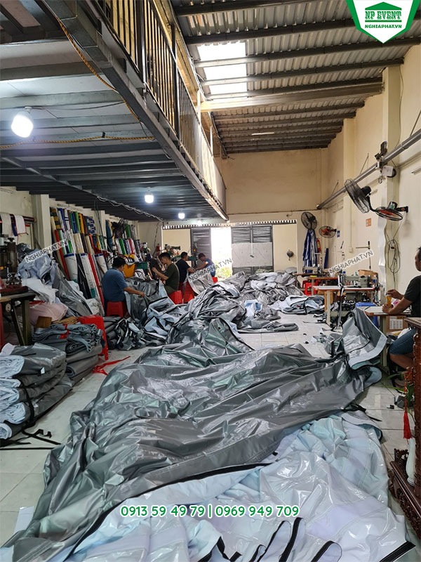 Hình ảnh nhà xưởng Nghĩa Phát - Cho Thuê Nhà Bạt TP. HCM - Công Ty TNHH Một Thành Viên Nghĩa Phát