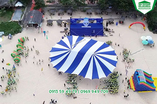 Sản xuất dù che sự kiện - Cho Thuê Nhà Bạt TP. HCM - Công Ty TNHH Một Thành Viên Nghĩa Phát