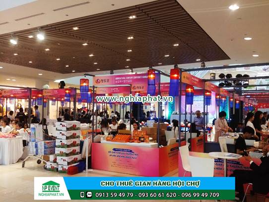 Sản xuất gian hàng hội chợ - Cho Thuê Nhà Bạt TP. HCM - Công Ty TNHH Một Thành Viên Nghĩa Phát