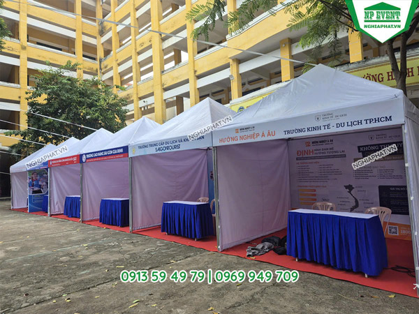 Sản xuất lều bánh ú, lều chóp - Cho Thuê Nhà Bạt TP. HCM - Công Ty TNHH Một Thành Viên Nghĩa Phát