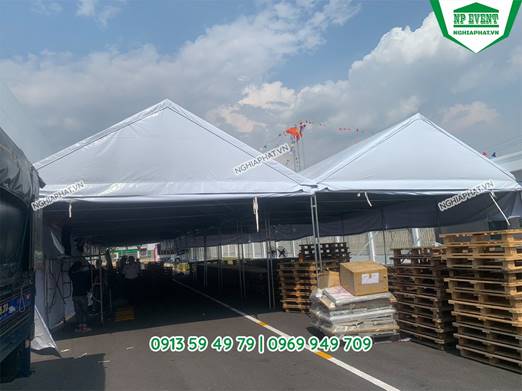 Sản xuất nhà bạt ống tròn - Cho Thuê Nhà Bạt TP. HCM - Công Ty TNHH Một Thành Viên Nghĩa Phát