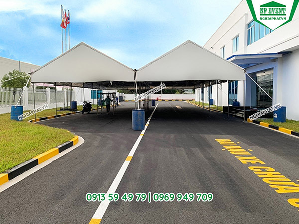 Sản xuất nhà bạt trụ tròn - Cho Thuê Nhà Bạt TP. HCM - Công Ty TNHH Một Thành Viên Nghĩa Phát