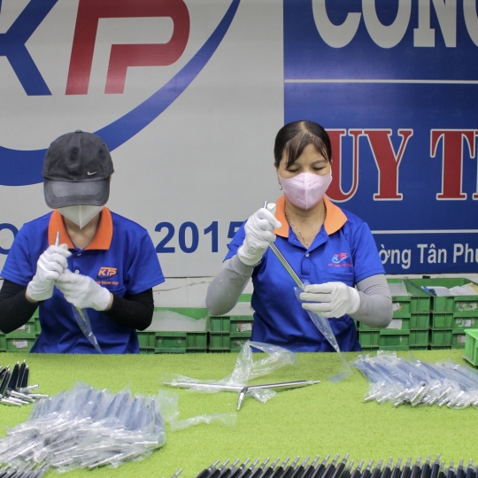 Hình ảnh kiểm hàng xi Nickel Crom