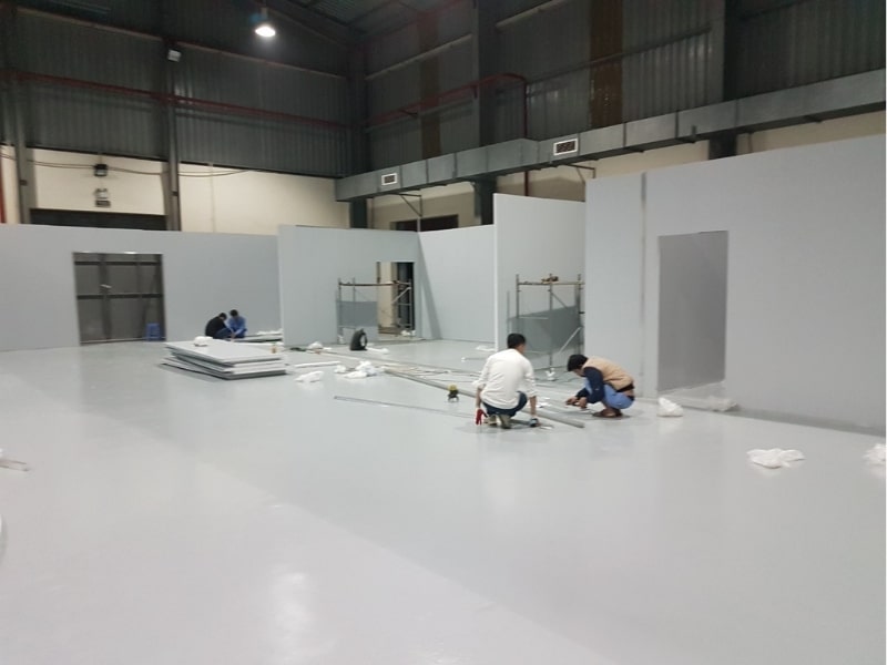 Thi công phòng sạch