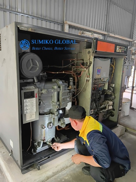Bảo trì sữa chữa máy nén khí - Công Ty TNHH Thương Mại - Dịch Vụ - Xuất Nhập Khẩu Sumiko Global