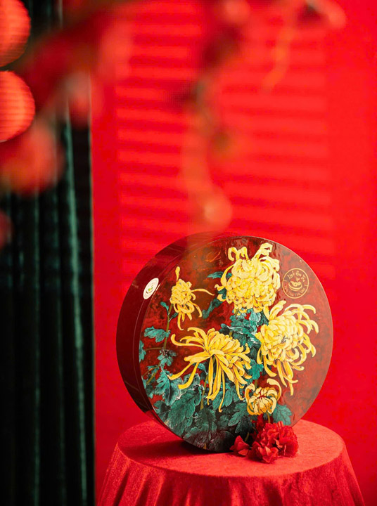 Cúc vàng sơn mài - Linh Hoa Trà  - Công Ty TNHH Tư Vấn Dịch Vụ Và Thương Mại Văn Lê