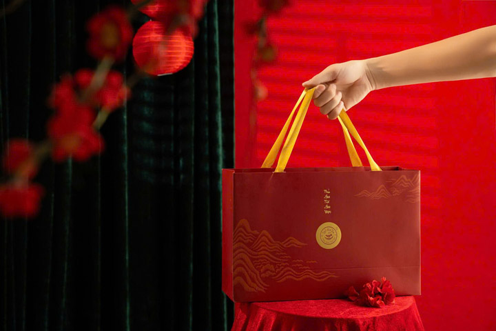 Giỏ trà quà biếu - Linh Hoa Trà  - Công Ty TNHH Tư Vấn Dịch Vụ Và Thương Mại Văn Lê