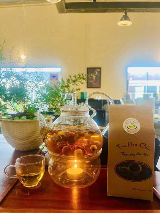Set trà cúc - Linh Hoa Trà  - Công Ty TNHH Tư Vấn Dịch Vụ Và Thương Mại Văn Lê