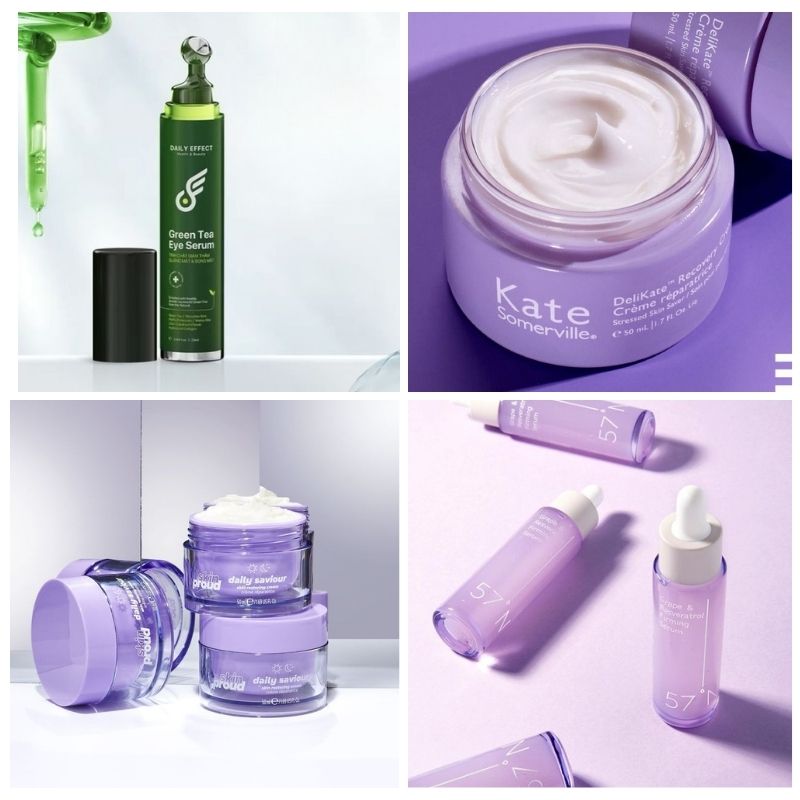 Gia công kem dưỡng xóa vết chân chim