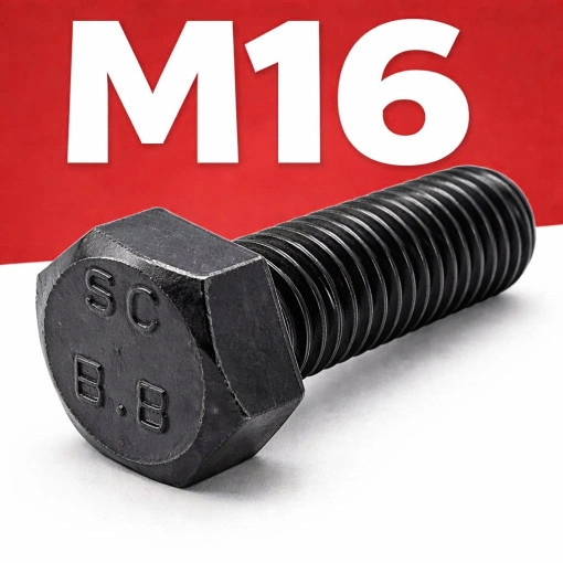 Bu lông lục giác cấp bền 8.8 M16